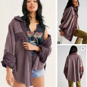 Free People
Ruby Shacket
 Date Night 
NWT
Size Medium